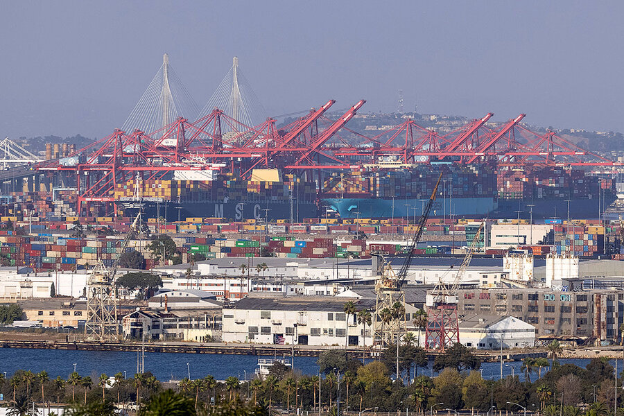 Supply chain bottleneck The view from America’s largest port